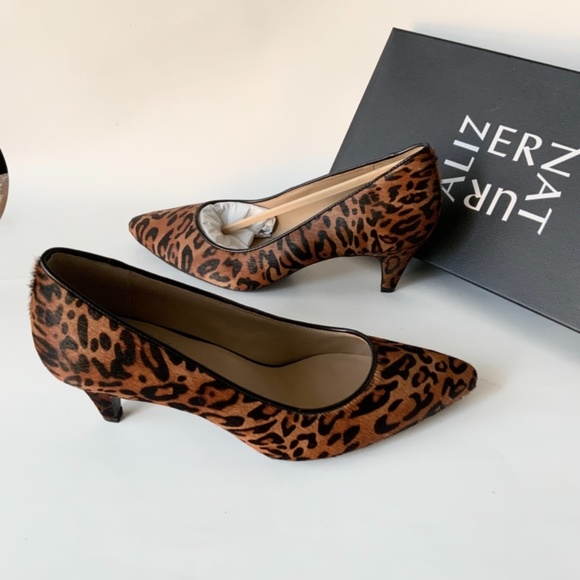 Naturalizer Beverly Leopard Cheetah Pump Heel Shoe - Picture 7 of 11